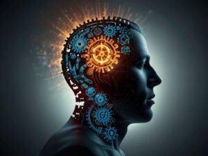 Silhueta-de-cabeca-humana-com-engrenagens-e-luzes-no-cerebro-representando-transformacao-mental-foco-e-crescimento-pessoal-ideal-para-artigo-sobre-mentalidade-de-sucesso